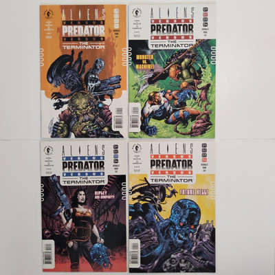 Aliens vs. Predator vs. The Terminator #1-4 Dark Horse Comics 2000