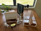 Kate Spade Acrylic Office Desk Set With Tortoise Shell Folders - Good Condition