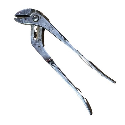 Vintage SEARS slip joint tongue and groove pliers water pump model 53 Bright chr