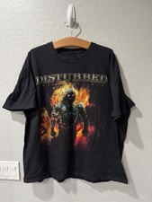 Vintage Disturbed Indestructible Tour Merch Shirt XL Bin 2