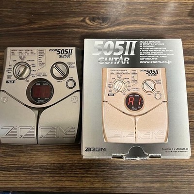 Zoom 505II Silver Guitar Compact Multi-Series Effects Pedal #0004