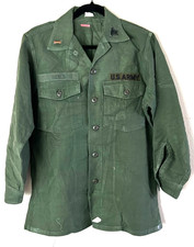 Vintage US Army Officers OG-107 Utility Fatigue Shirt