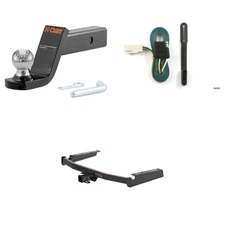 CURT Class 3 Towing Kit Trailer Hitch, Wiring, Ball Mount - 13394, 56042, 45154