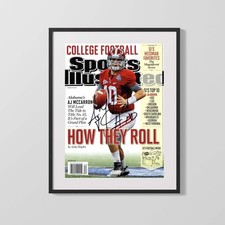 Alabama Autograph SI Print - AJ McCarron - How They Roll
