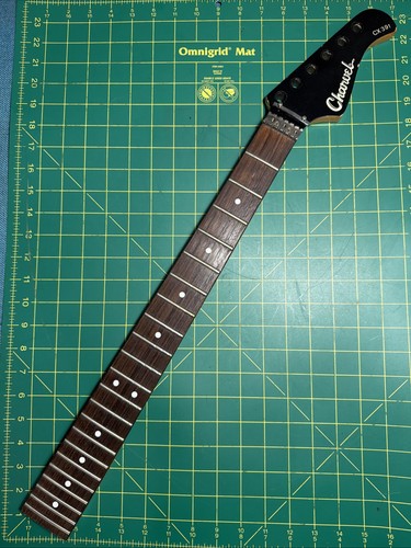 1990s Charvel CX391 guitar neck 22 fret rosewood maple 612g