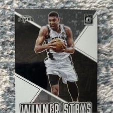 Panini Donruss Optic Winner Stays Tim Duncan Spurs #4 Basketball Card 2022-23