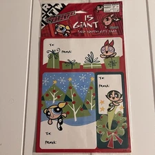 Powerpuff Girls Vintage 2000 15 Giant Adhesive Gift Cartoon Network New Sealed