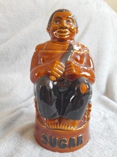 Vintage Plantation Worker Sugar Pot Storage Jar P&K Price & Kensington 1960 Era
