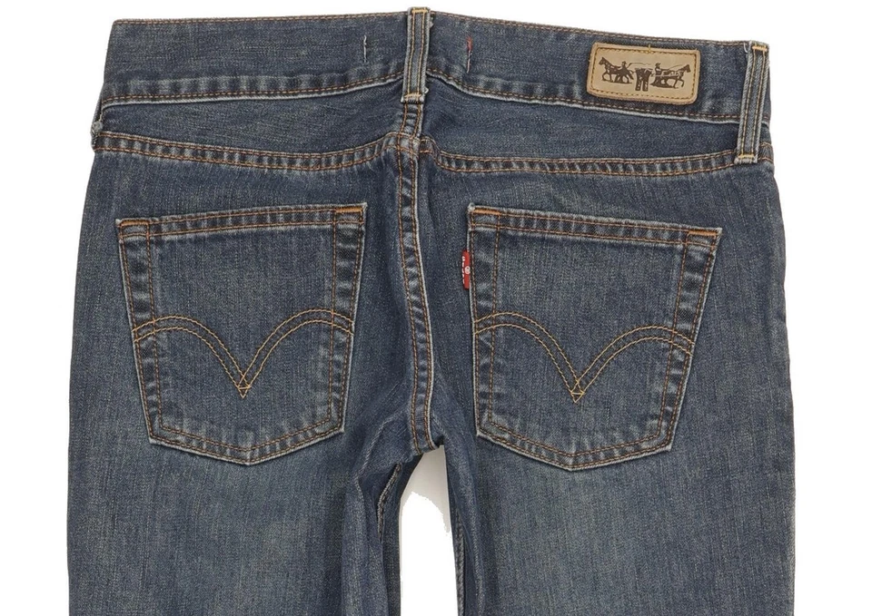 Levi's 557 Eve Women Blue Straight Regular Jeans W29 L32 (105422) - Image 4 of 4
