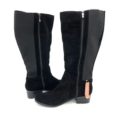 Easy Spirit Chaza Riding Boot Womens 11 WC Equestrian Knee High Stretch