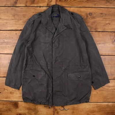 Vintage Seyntex Trenchjacke L 60er Jahre B.B. Militärgrau