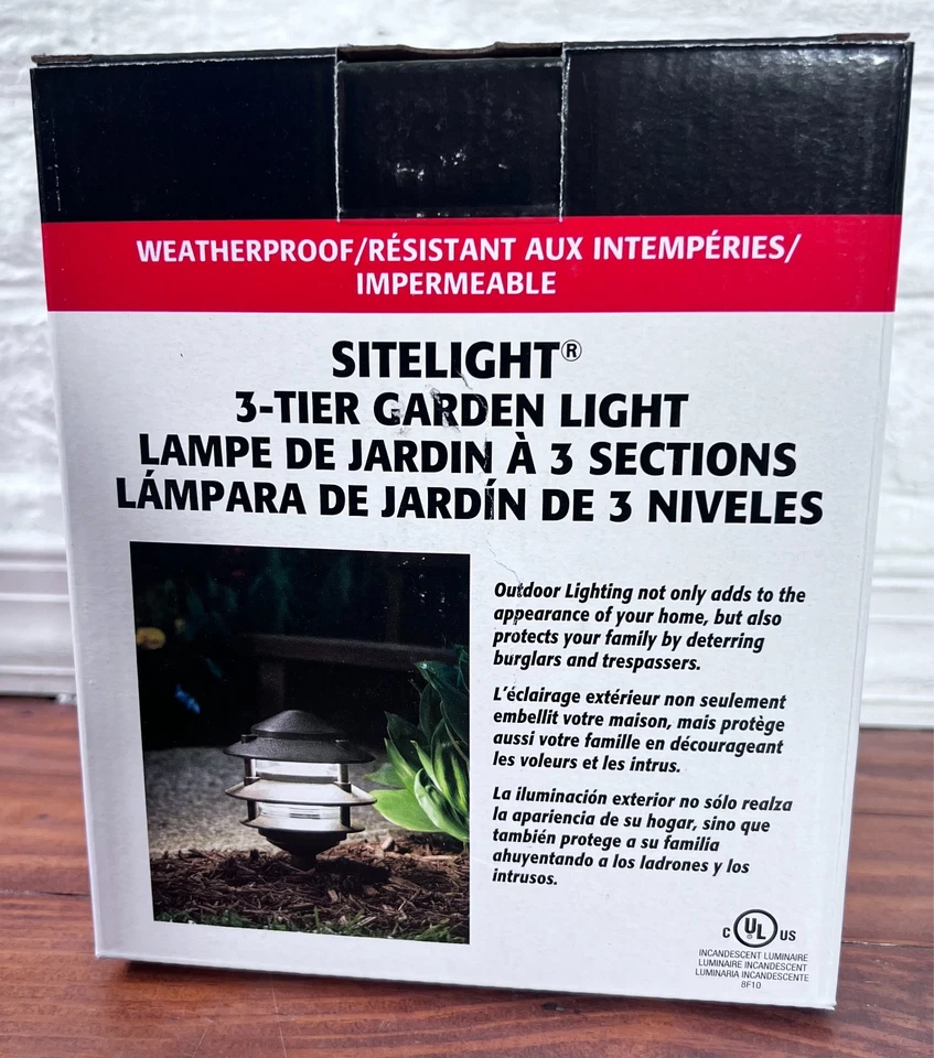 Red Dot 75-Watt Line Voltage Bronze 3-Tier Outdoor Weatherproof Landscape Light - Image 3 of 4