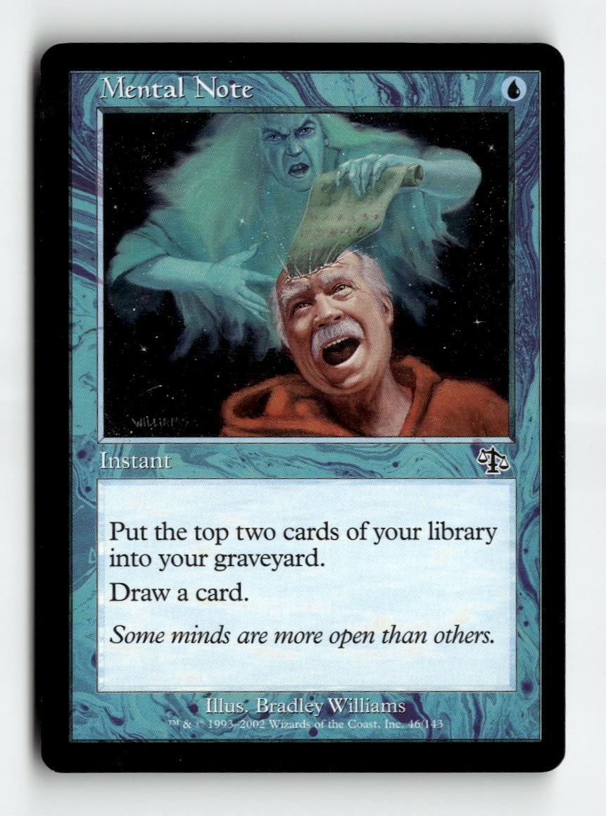 Mental Note EN MTG Judgment - 46 Heavily Played