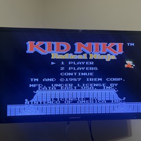 Kid Niki Radical Ninja (Nintendo Entertainment System 1987) Tested NES Game Cart