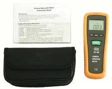 CO-180 NEW DIGITAL LCD CARBON MONOXIDE CO GAS METER BEEPER with CARRYING POUCH !