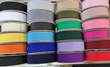 40mm Wide Flat Soft Elastic 17 Colours Listed