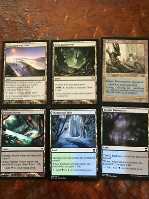 MTG Lot of (27) Land Cards ~ Magic the Gathering RARE, Uncommon