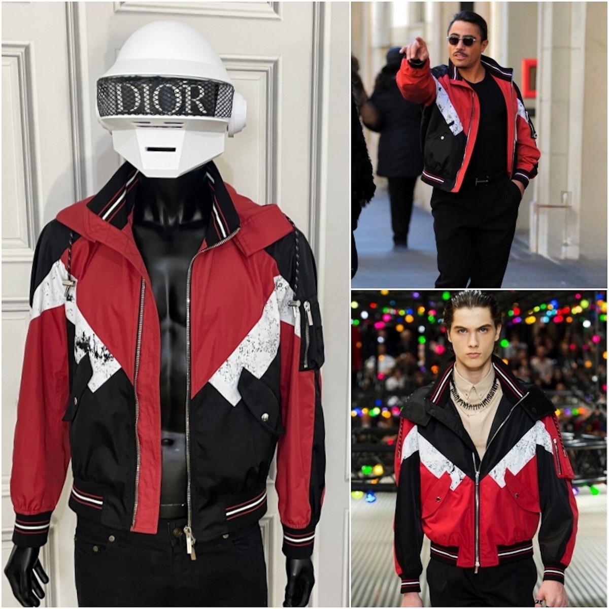Ultra Rare & Great Dior Homme SS17 Contrast Hooded Nylon Jacket | eBay
