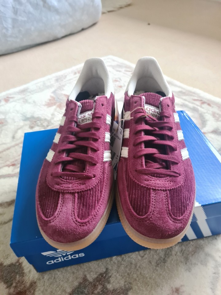 Adidas Handball Spezial Shadow Red Corduroy IG1978 UK 6 Brand New
