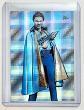 Lando Calrissian Limited Edition Artist Signed "Star Wars" Refractor Card 1/1