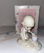 Precious Moments Members Only 1993 Figurine PM931, "His Little Treasure," PMJ-71