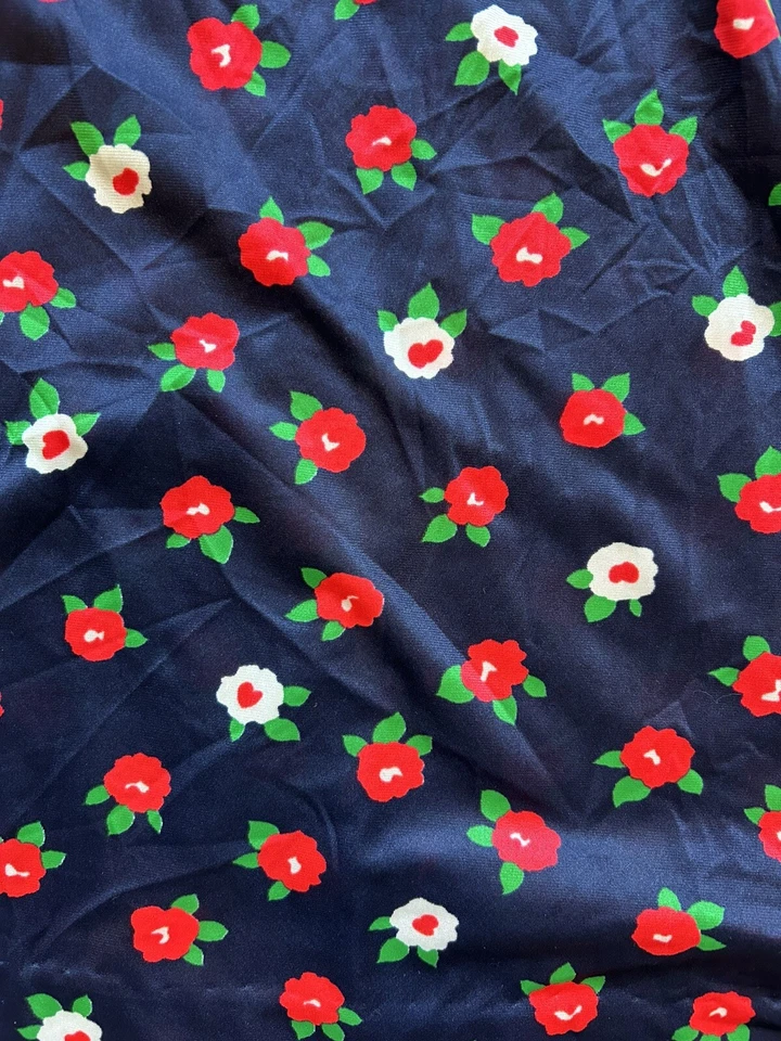 Maxi Vestido Vintage Años 70 Floral Cordero Modesto Largo Pradera Campesino Cottagecore M Foto 2 de 4