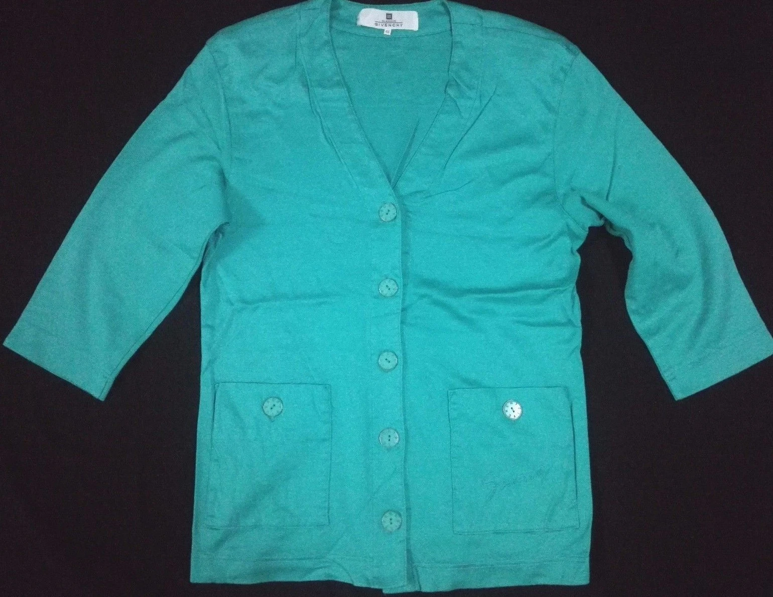 GIVENCHY GLAMOUR Giacca Donna Bottone Frontale Camicia Cappotto Abbigliamento