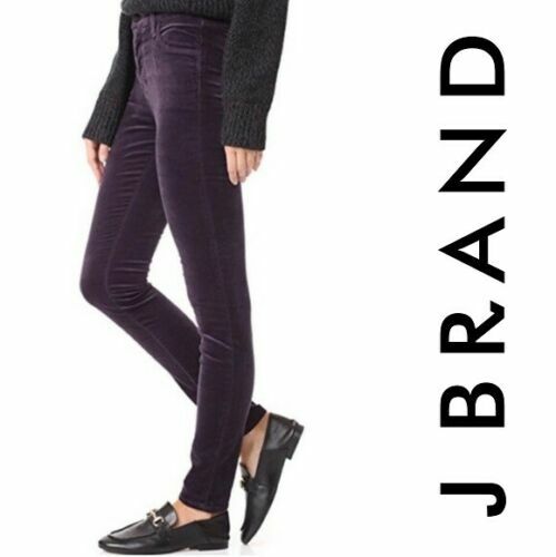 J BRAND Jeans Super Skinny Crush Velvet 