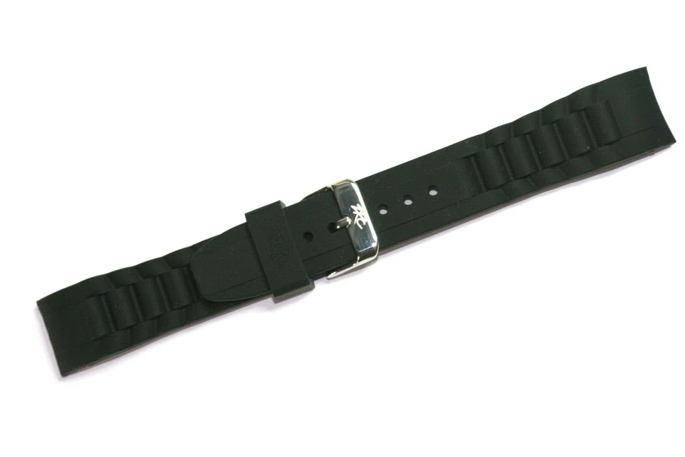 REPUESTO ZRC DE ALTA CALIDAD PARA RELOJ DE HIELO BANDA DE SILICIO EXTREMOS CURVOS 17MM O 20MM Foto 3 de 4