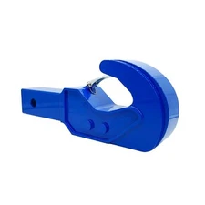 Hitch Hook - Tow Hook for 2 inch Receiver - BILLET (Royal Hooks) BLUE