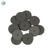 DENTAL LAB SILICONE FINISHING POLISHING RUBBER WHEEL 7/8" X 1/8" BLACK 100/BOX