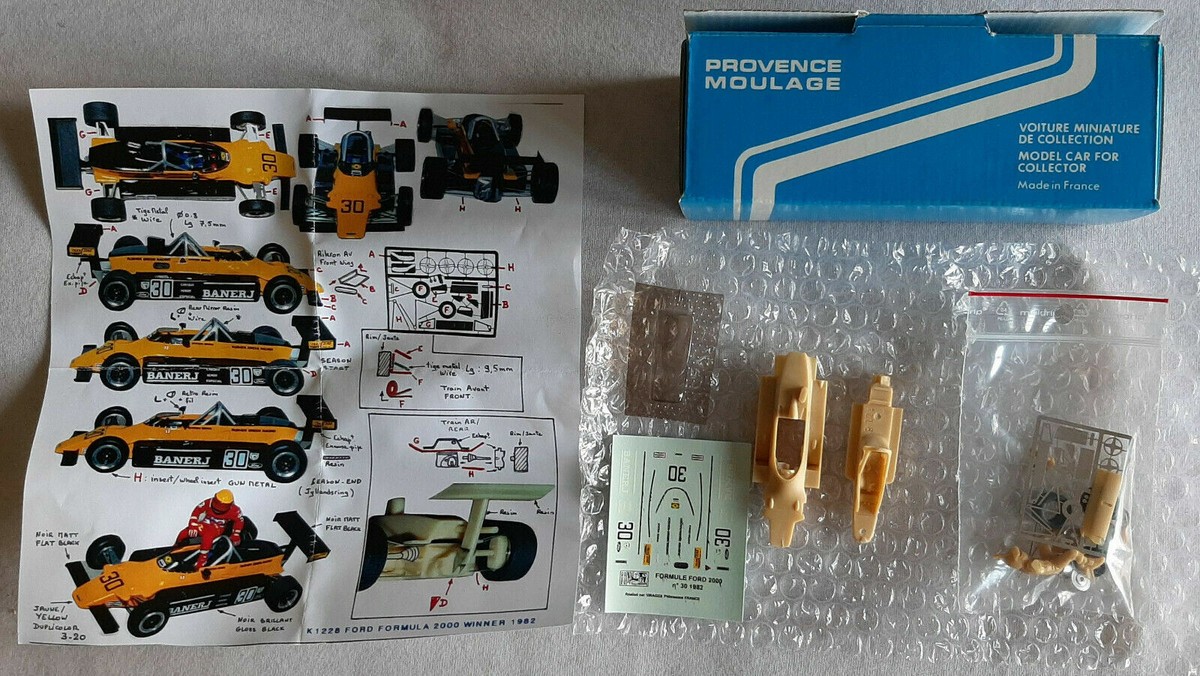 Ayrton Senna – Formule Ford 2000 Vainqueur 1982 – Kit Provence Moulage 1/43, Occasion