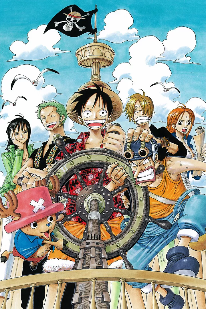 One Piece Strong World Anime Action Print Wall Art Home Decor - POSTER 20x30