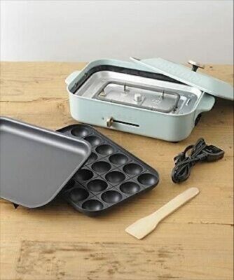 Bruno Compact Hot Plate BOE021-BGY (Blue Gray) 5 plates set Japan