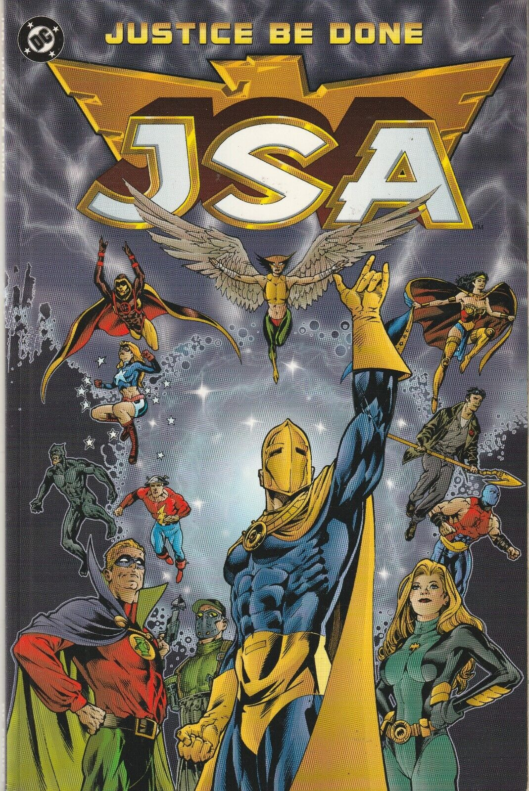 JSA : JUSTICE BE DONE  $14.95 TPB  148-PAGE  1st PRINT   DC  2000 NICE!!!