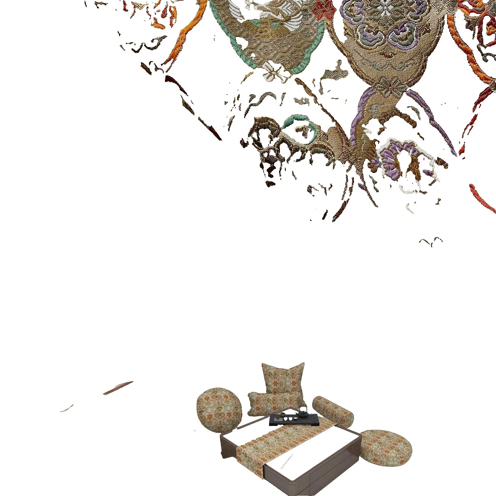 Handmade Asian Home Décor Pillows Rectangle