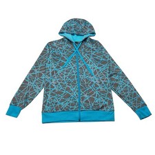 Under Armour  Blue Long Sleeve Semi-Fitted Full Zip Hoodie  Women's Size S