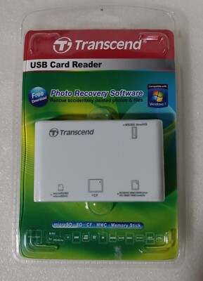 Transcend TS-RDP8W USB 2.0 All-in-One Multi Card Reader CF