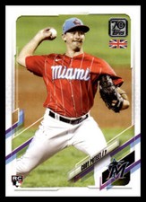 2021 Topps UK Edition Cody Poteet  Rookie 177 Miami Marlins