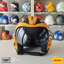 STRIKE FIGHTER SQUADRON JOLLY ROGERS FLIGHT HGU-33 HELMET MOVIE PROP PILOT US V2