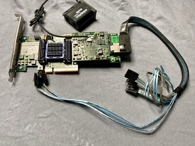Adaptec ASR-6405 SATA+SAS+SSD Raid Card 6Gb/s, PCIe x8, 512MB + SAS/SATA Kabel