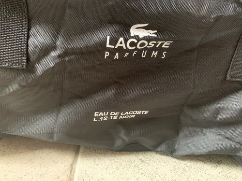 LACOSTE PARFUMS-EAU DE LACOSTE L12.12 NOIR-BLACK DUFFLE BAGS TO BACKPACK Travel - Picture 9 of 12
