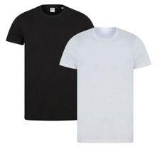 Sf Hommes Unisexe Coton Bio Col Rond Manches Courtes T-Shirt XXS-4XL