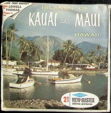 ISLANDS OF KAUAI AND MAUI HAWAII 3d View-Master 3 Reel Packet NEW SEALED