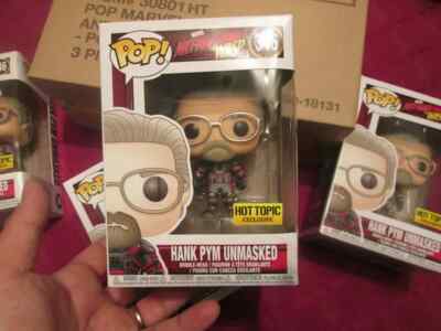 Funko Pop MARVEL ANT-MAN & THE WASP HANK PYM UNMASKED # 346 EXCLUSIVE HOT TOPIC