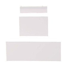 Cosmetic Port Cover Set Set of 3 for Nintendo Wii White Replacement Part Replace
