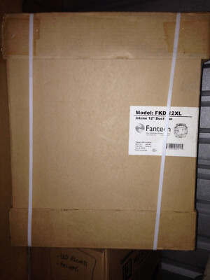 Fantech FKD 12XL Air Handling Ducted Fan with Fantech LD 12 Silencer NEW IN BOX