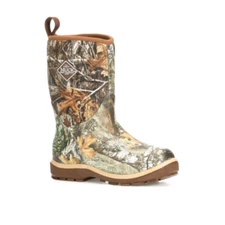 Muck Kid's Element Boot, Realtree EDGE/Bison/Tan