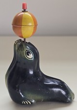 Vintage 1950s Lehmann Tin Litho Friction Action Toy