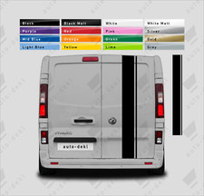 Fits Vauxhall Opel Vivaro - Rear Door Stripe Vinyl Decal Camper Sticker